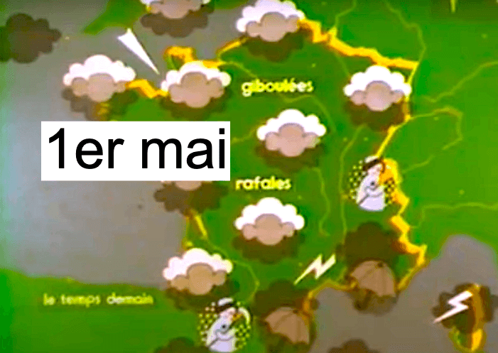 Météo insolite : quelques 1er mai chauds, froids, orageux...