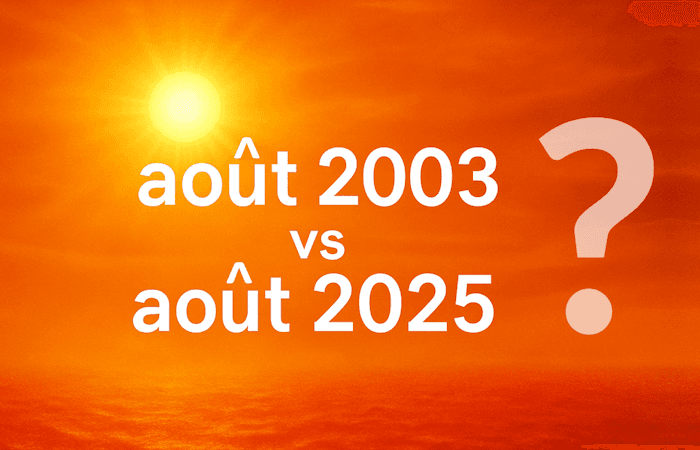 Vers une canicule de type août 2003 dans les prochains jours ?