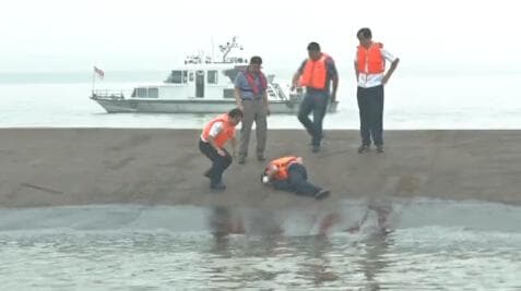 Image d'illustration pour Tempête : naufrage d'un navire sur le Yangtsé en Chine