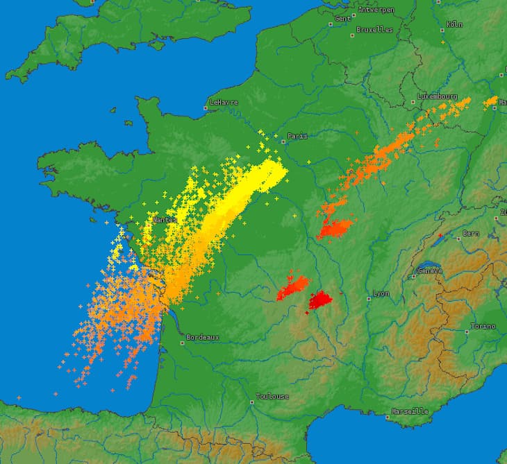 Image d'illustration pour Violents orages en Poitou Charentes - Pays de la Loire et Centre