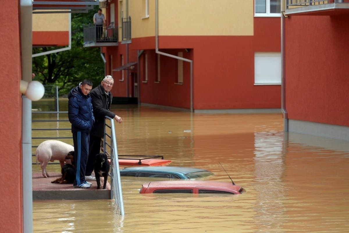 Image d'illustration pour Inondations meurtrières en Serbie et en Bosnie