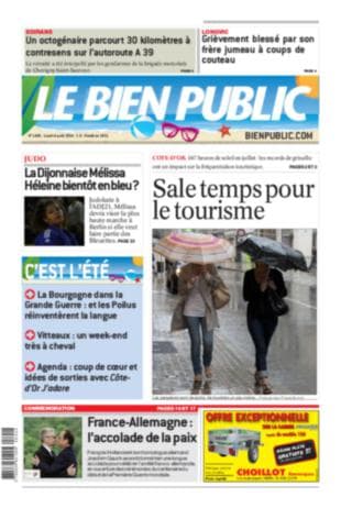 Image d'illustration pour La presse quotidienne régionale fait sa une sur le mauvais temps, sauf...