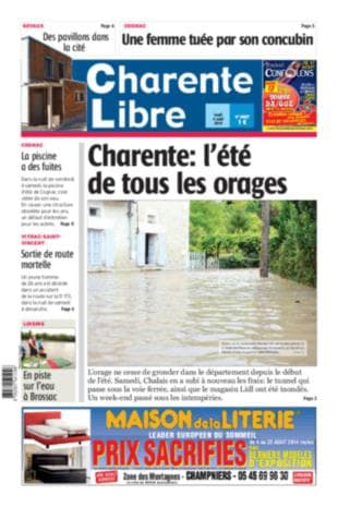 Image d'illustration pour La presse quotidienne régionale fait sa une sur le mauvais temps, sauf...