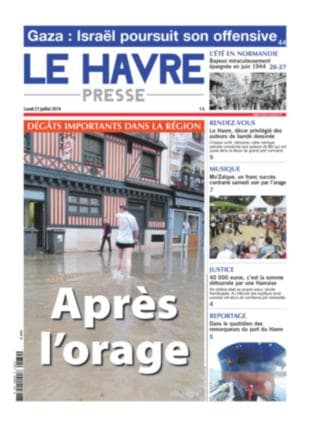 Image d'illustration pour La presse quotidienne régionale fait sa une sur le mauvais temps, sauf...