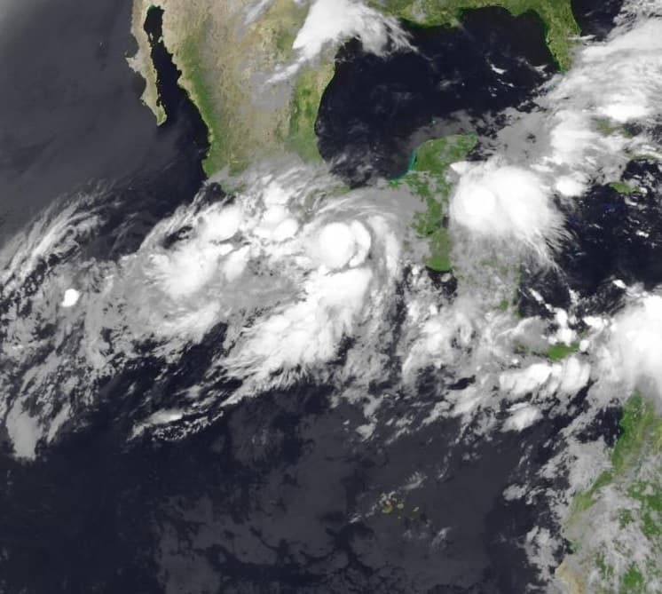 Image d'illustration pour La tempête tropicale Barbara menace le Mexique